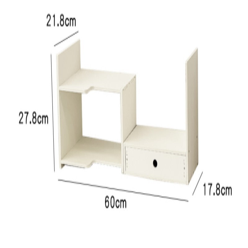 Desktop Combination Shelf Book Stand Student Desktop Book Display Shelf Drawer Type